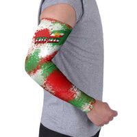 Free Iran Arm Sleeves Lion and Sun Emblem Grunge Paint Splash Style