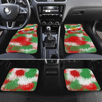 Free Iran Car Mats Lion and Sun Emblem Grunge Paint Splash Style