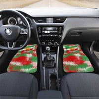 Free Iran Car Mats Lion and Sun Emblem Grunge Paint Splash Style