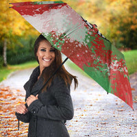 Free Iran Umbrella Lion and Sun Emblem Grunge Paint Splash Style