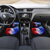 USA 250th Anniversary Celebration Car Mats Patriotic Smoke Burst Art Style