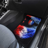 USA 250th Anniversary Celebration Car Mats Patriotic Smoke Burst Art Style