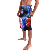 USA 250th Anniversary Celebration Lavalava Patriotic Smoke Burst Art Style