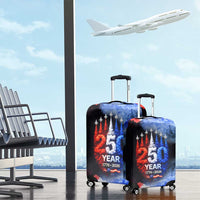 USA 250th Anniversary Celebration Luggage Cover Patriotic Smoke Burst Art Style