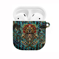 Viking Berserker Bear Warrior AirPods Case Norse Mythology Rune Sigil Illustration