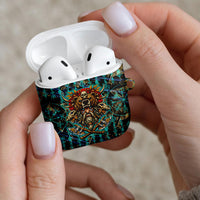 Viking Berserker Bear Warrior AirPods Case Norse Mythology Rune Sigil Illustration