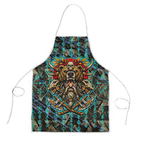 Viking Berserker Bear Warrior Apron Norse Mythology Rune Sigil Illustration