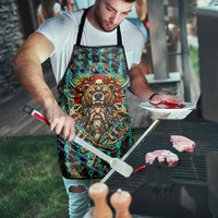 Viking Berserker Bear Warrior Apron Norse Mythology Rune Sigil Illustration