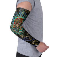 Viking Berserker Bear Warrior Arm Sleeves Norse Mythology Rune Sigil Illustration