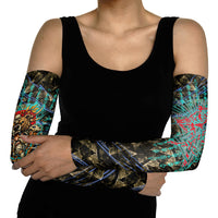 Viking Berserker Bear Warrior Arm Sleeves Norse Mythology Rune Sigil Illustration