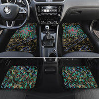 Viking Berserker Bear Warrior Car Mats Norse Mythology Rune Sigil Illustration