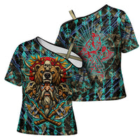 Viking Berserker Bear Warrior Cross Shoulder Shirt Norse Mythology Rune Sigil Illustration