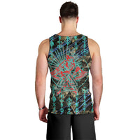 Viking Berserker Bear Warrior Men Tank Top Norse Mythology Rune Sigil Illustration