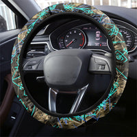 Viking Berserker Bear Warrior Steering Wheel Cover Norse Mythology Rune Sigil Illustration