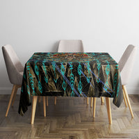 Viking Berserker Bear Warrior Tablecloth Norse Mythology Rune Sigil Illustration