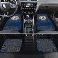 Viking Wolf and Valknut Car Mats Nordic Knotwork Rune Illustration
