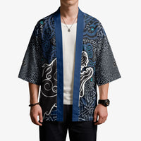 Viking Wolf and Valknut Kimono Nordic Knotwork Rune Illustration