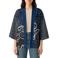 Viking Wolf and Valknut Kimono Nordic Knotwork Rune Illustration