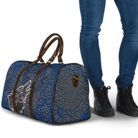 Viking Wolf and Valknut Travel Bag Nordic Knotwork Rune Illustration