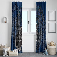Viking Wolf and Valknut Window Curtain Nordic Knotwork Rune Illustration