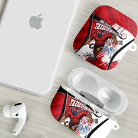 South Korea Football 2026 Champions AirPods Case Taegeuk Warriors Tiger Mascot - Traditional Korean Art Style