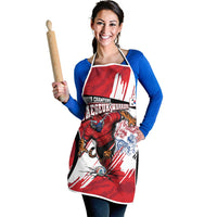 South Korea Football 2026 Champions Apron Taegeuk Warriors Tiger Mascot - Traditional Korean Art Style