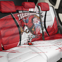 South Korea Football 2026 Champions Back Car Seat Cover Taegeuk Warriors Tiger Mascot - Traditional Korean Art Style