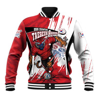 South Korea Football 2026 Champions Baseball Jacket Taegeuk Warriors Tiger Mascot - Traditional Korean Art Style