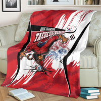 South Korea Football 2026 Champions Blanket Taegeuk Warriors Tiger Mascot - Traditional Korean Art Style