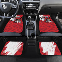 South Korea Football 2026 Champions Car Mats Taegeuk Warriors Tiger Mascot - Traditional Korean Art Style