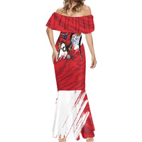 South Korea Football 2026 Champions Mermaid Dress Taegeuk Warriors Tiger Mascot - Traditional Korean Art Style