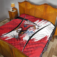 South Korea Football 2026 Champions Quilt Taegeuk Warriors Tiger Mascot - Traditional Korean Art Style