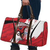 South Korea Football 2026 Champions Travel Bag Taegeuk Warriors Tiger Mascot - Traditional Korean Art Style
