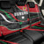 Burundi Back Car Seat Cover with Athletics Runners Black Red Green Flag Spirit