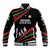Burundi Baseball Jacket with Athletics Runners Black Red Green Flag Spirit