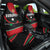Burundi Car Seat Cover with Athletics Runners Black Red Green Flag Spirit