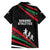 Burundi Family Matching Long Sleeve Bodycon Dress and Hawaiian Shirt with Athletics Runners Black Red Green Flag Spirit