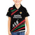 Burundi Family Matching Long Sleeve Bodycon Dress and Hawaiian Shirt with Athletics Runners Black Red Green Flag Spirit