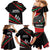 Burundi Family Matching Mermaid Dress and Hawaiian Shirt with Athletics Runners Black Red Green Flag Spirit