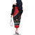 Burundi Family Matching Off The Shoulder Long Sleeve Dress and Hawaiian Shirt with Athletics Runners Black Red Green Flag Spirit