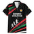 Burundi Family Matching Short Sleeve Bodycon Dress and Hawaiian Shirt with Athletics Runners Black Red Green Flag Spirit