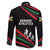 Burundi Family Matching Short Sleeve Bodycon Dress and Hawaiian Shirt with Athletics Runners Black Red Green Flag Spirit