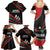 Burundi Family Matching Summer Maxi Dress and Hawaiian Shirt with Athletics Runners Black Red Green Flag Spirit