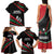 Burundi Family Matching Tank Maxi Dress and Hawaiian Shirt with Athletics Runners Black Red Green Flag Spirit