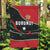 Burundi Garden Flag with Athletics Runners Black Red Green Flag Spirit