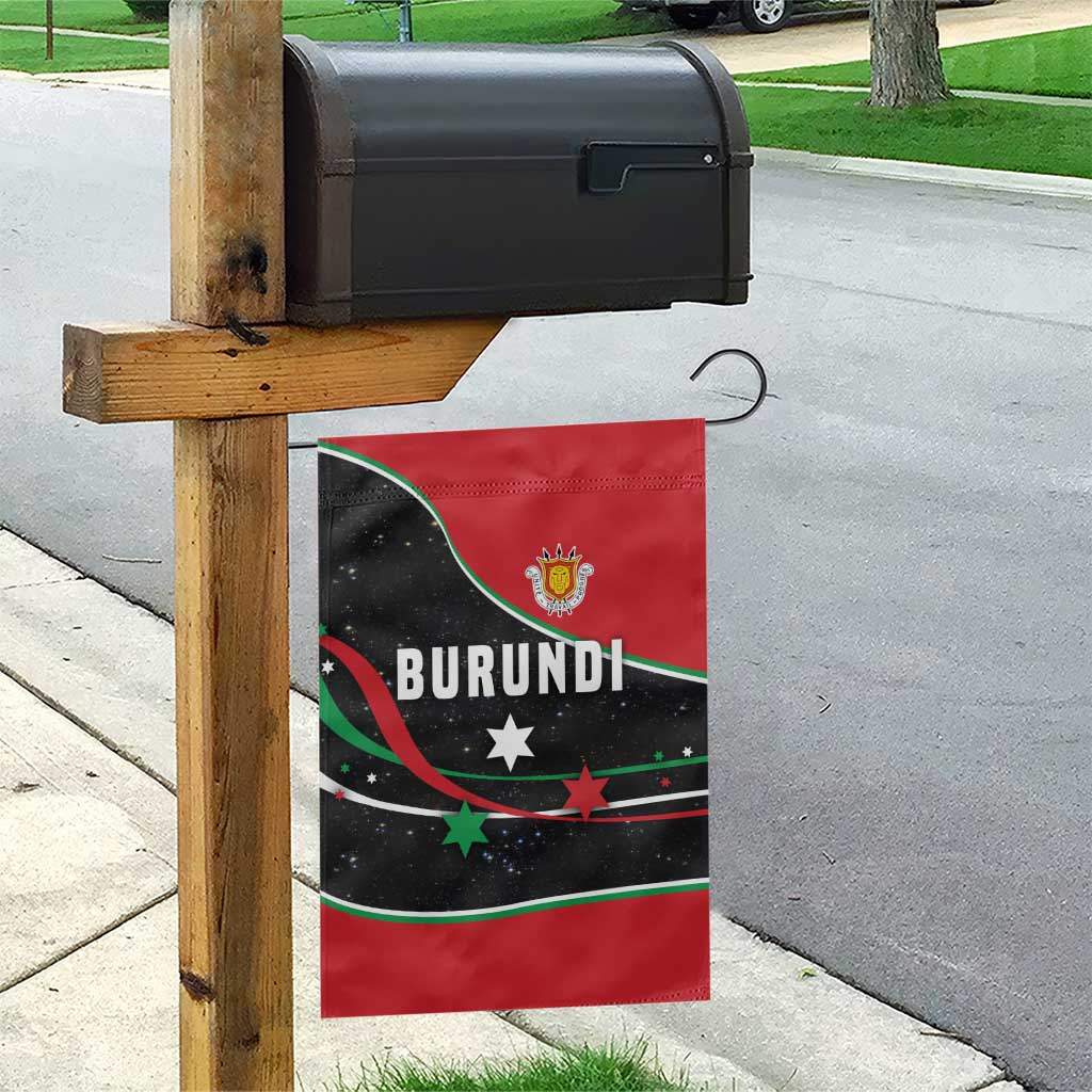 Burundi Garden Flag with Athletics Runners Black Red Green Flag Spirit