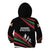 Burundi Kid Hoodie with Athletics Runners Black Red Green Flag Spirit