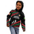 Burundi Kid Hoodie with Athletics Runners Black Red Green Flag Spirit