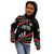 Burundi Kid Hoodie with Athletics Runners Black Red Green Flag Spirit