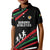 Burundi Kid Polo Shirt with Athletics Runners Black Red Green Flag Spirit